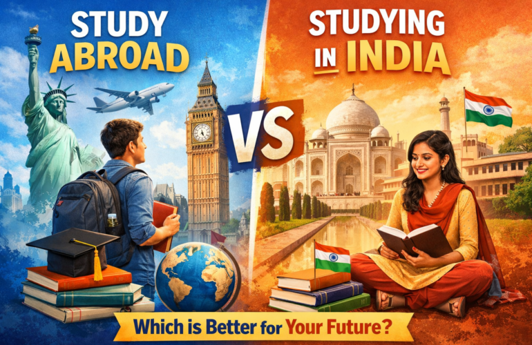 Study Abroad vs Studying in India: Which Is Better for Your Future?