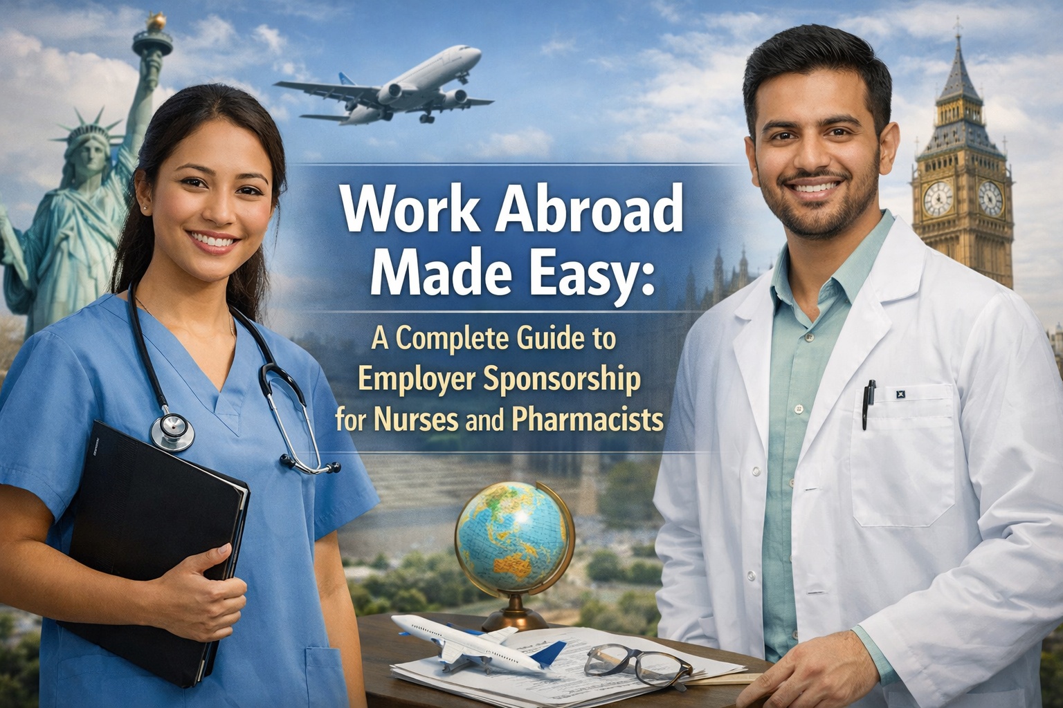 Work Abroad Made Easy: A Complete Guide to Employer Sponsorship for Nurses and Pharmacists